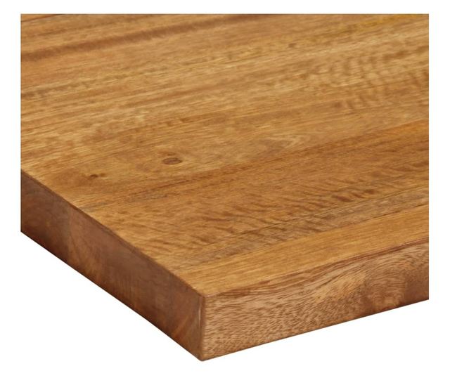 tömör mangófa téglalap alakú asztallap 180x30x3,8 cm
