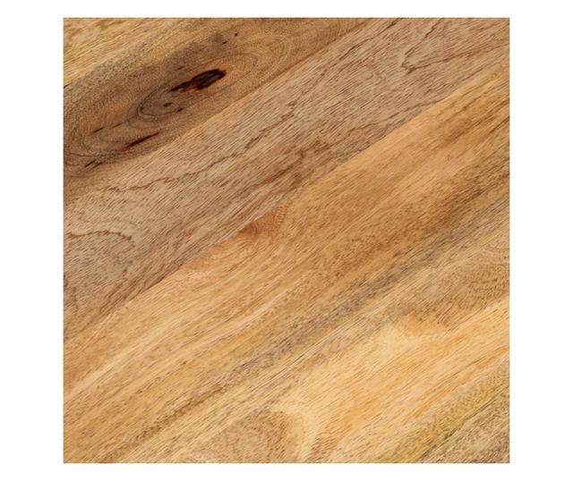 tömör nyers mangófa ovális asztallap 120 x 50 x 3,8 cm