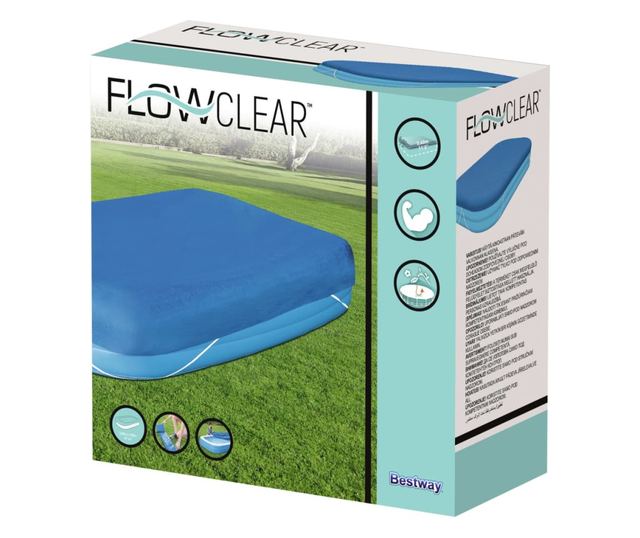 Покривало за басейн Flowclear, 305x183x56 см
