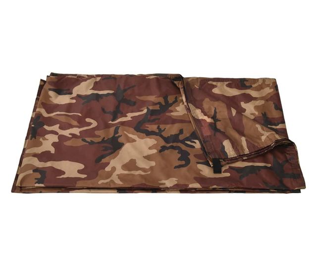 terepszínű kültéri ponyva 3 x 2,85 m