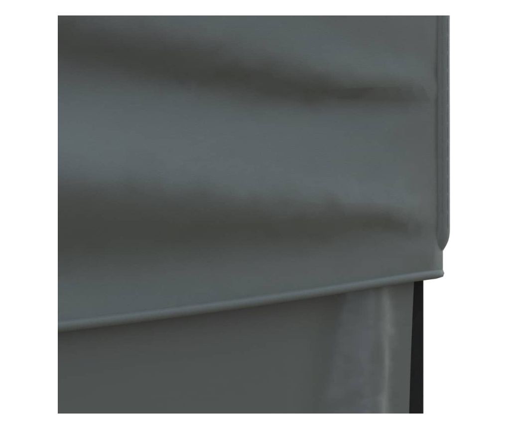 antracitszürke összecsukható partisátor oldalfalakkal 3x6 m - 8