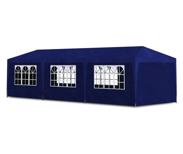 kék partisátor 3 x 9 m