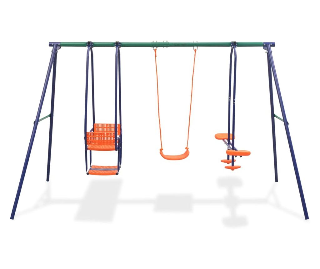 kerti hinta készlet 5 db narancssárga üléssel - 2