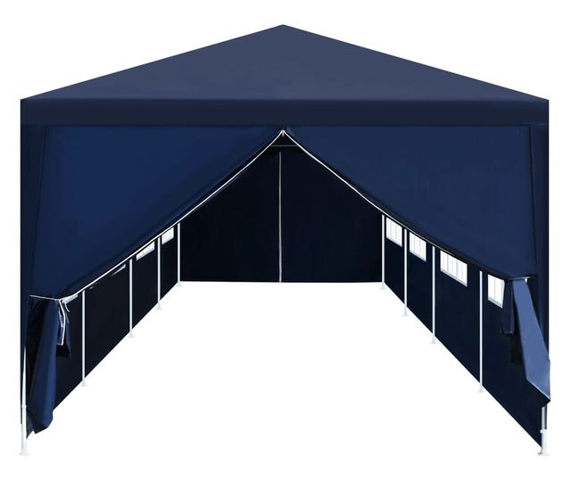 kék kerti pavilon 3 x 12 m