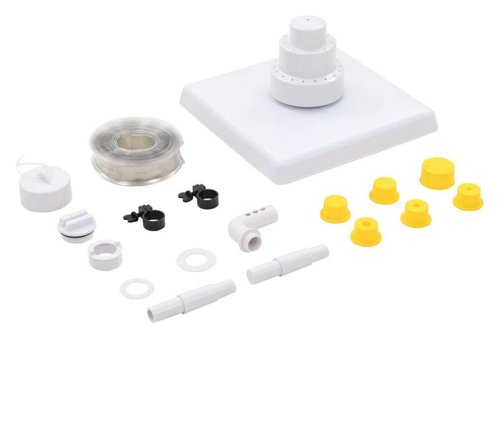 13 darabos fehér görög stílusú medenceszökőkút - 2