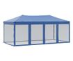 kék összecsukható rendezvénysátor oldalfalakkal 3x6 m thumbnail 2