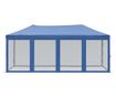 kék összecsukható rendezvénysátor oldalfalakkal 3x6 m thumbnail 3
