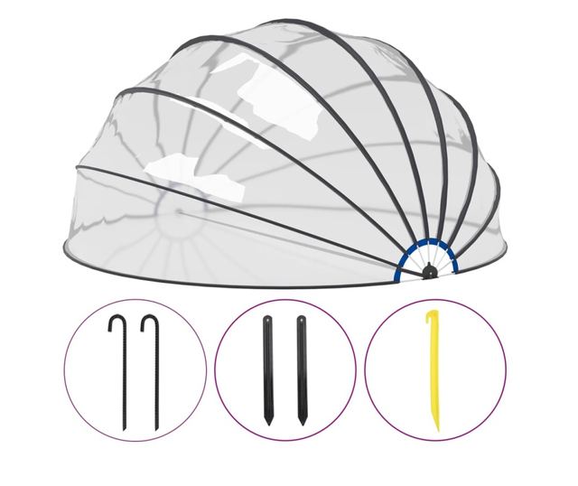 medencekupola 559 x 275 cm