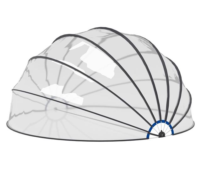 medencekupola 559 x 275 cm