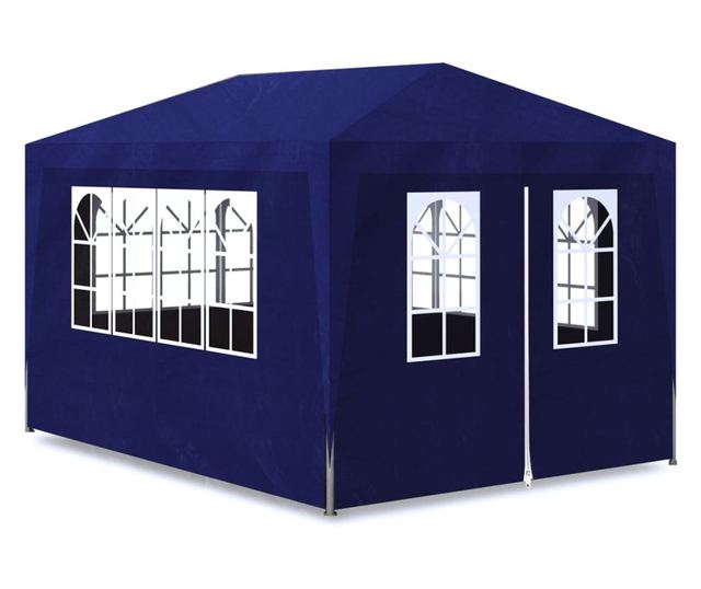 kék partisátor 3 x 4 m