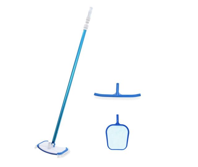 9 darabos medencetisztító készlet