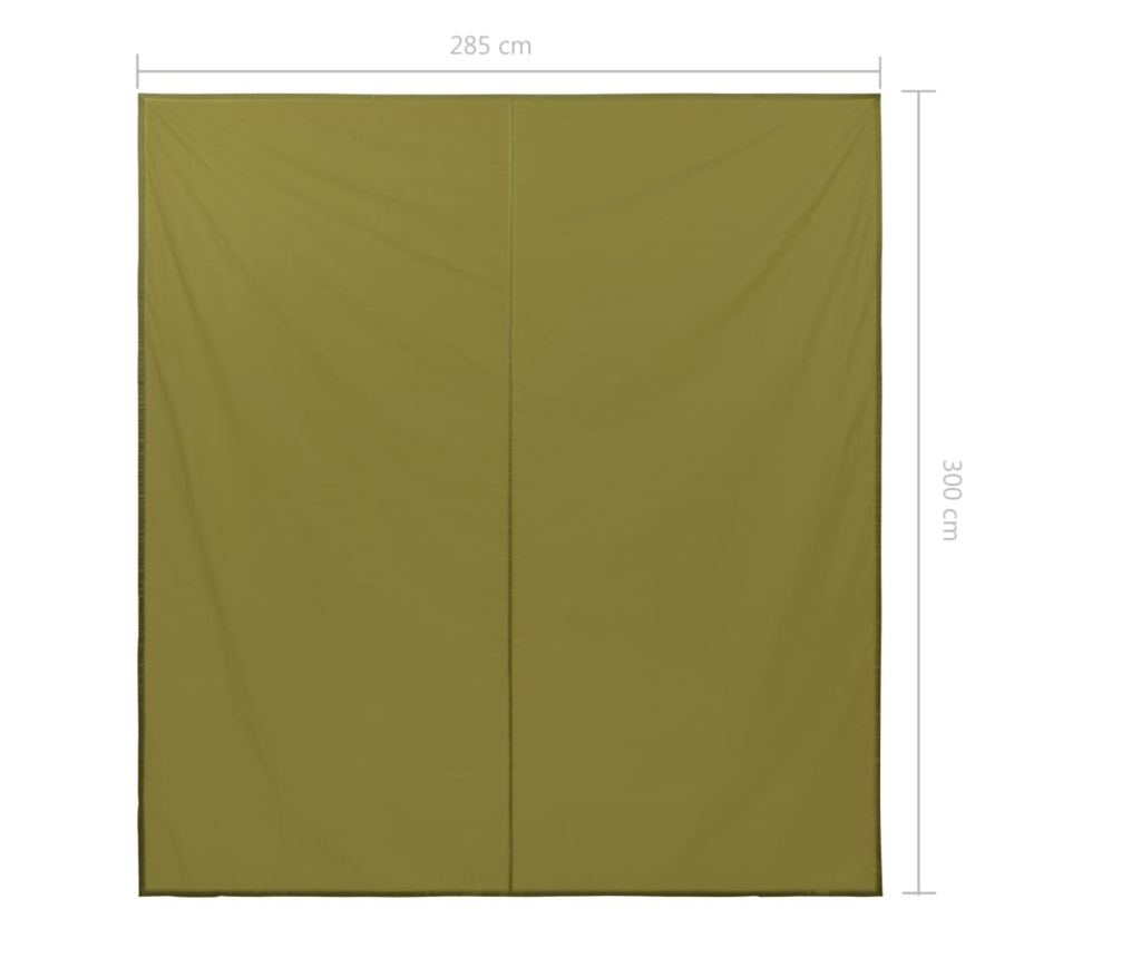 zöld kültéri ponyva 3 x 2,85 m - 7