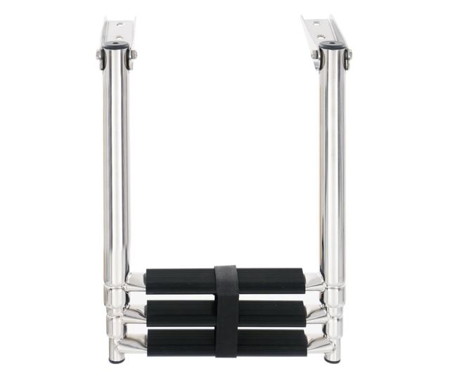 3 lépcsős rozsdamentes acél összecsukható beszállólétra