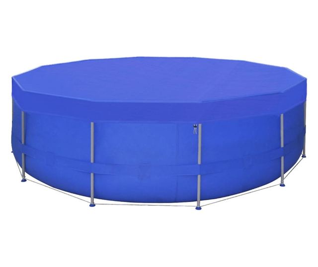 460 cm, 90 g/m² kör alakú PE medencetakaró