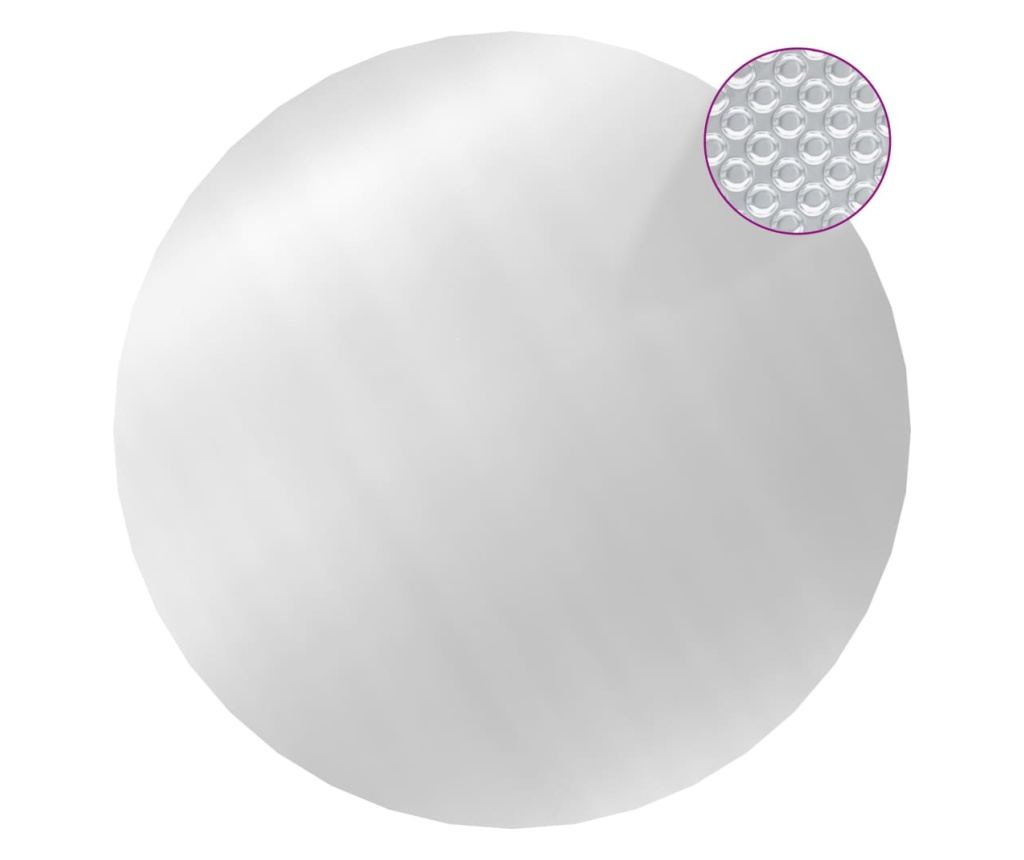 ezüst polietilén medencetakaró 549 cm - 2