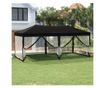 fekete összecsukható rendezvénysátor oldalfalakkal 3x6 m thumbnail 1