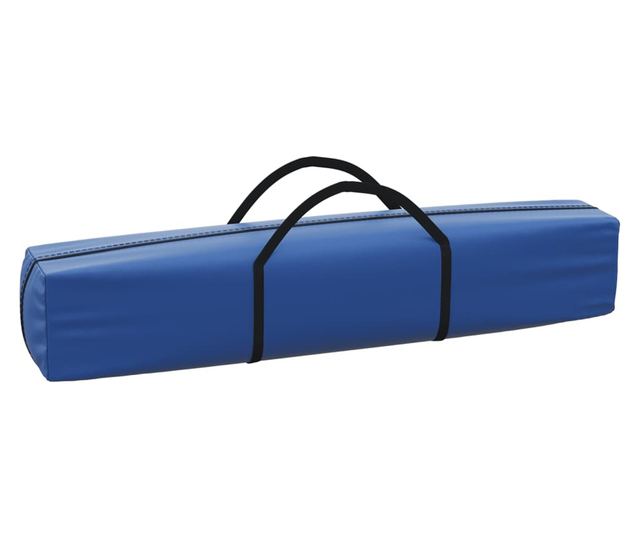 kék összecsukható rendezvénysátor oldalfalakkal 3 x 3 m