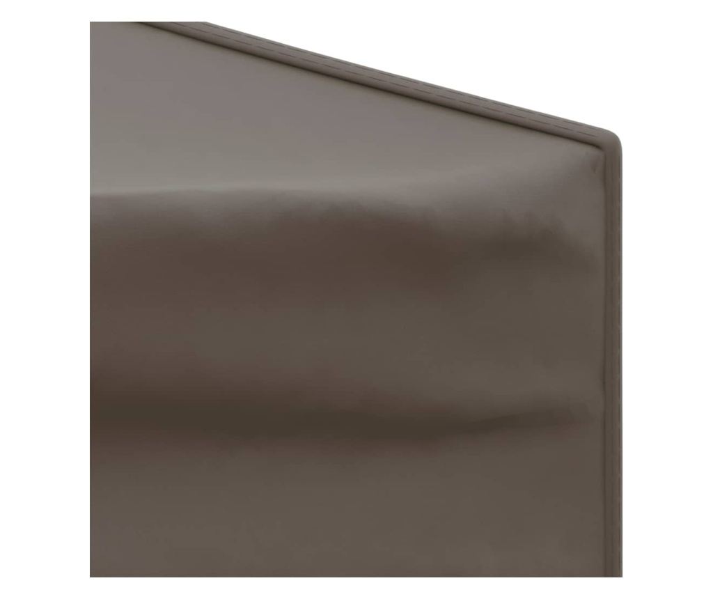 tópszínű összecsukható rendezvénysátor oldalfalakkal 3 x 6 m - 7