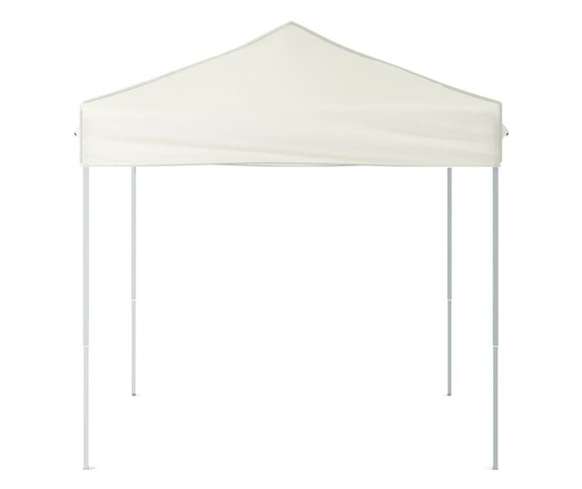 krémszínű összecsukható partisátor 2 x 2 m