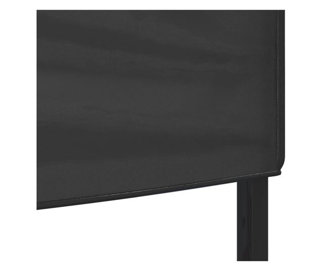 antracitszürke összecsukható partisátor 3 x 3 m