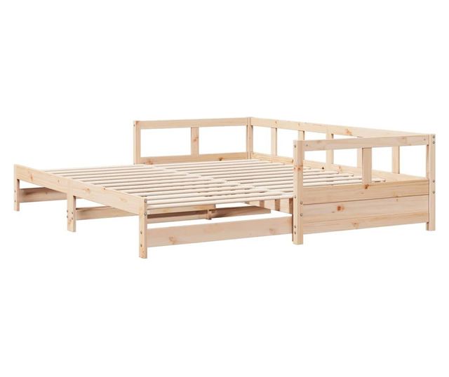 tömör fenyőfa kanapéágy matrac nélkül 90 x 190 cm