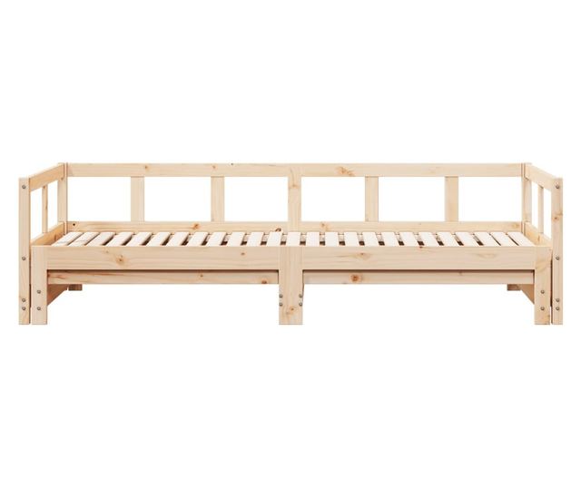 tömör fenyőfa kanapéágy matrac nélkül 90 x 190 cm