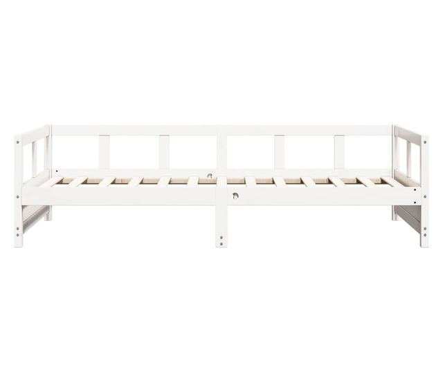 fehér tömör fenyőfa kanapéágy matrac nélkül 90 x 200 cm