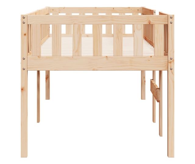 tömör fenyőfa gyerekágy matrac nélkül 90 x 200 cm