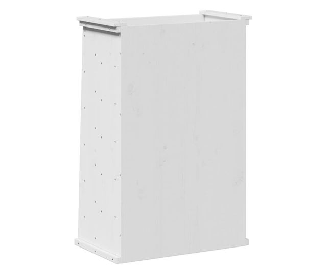 6 szintes fehér tömör fenyőfa gyógynövényültető 69x40x101,5 cm