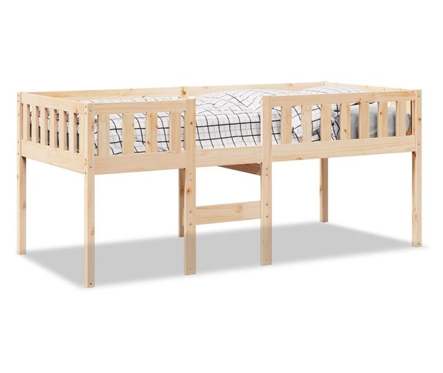 tömör fenyőfa gyerekágy matrac nélkül 90 x 200 cm