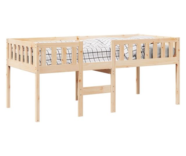 tömör fenyőfa gyerekágy matrac nélkül 90 x 200 cm