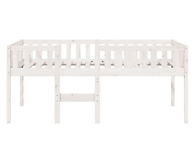 fehér tömör fenyőfa gyerekágy matrac nélkül 90 x 200 cm