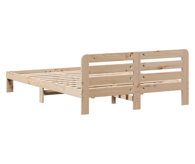 tömör fenyőfa ágy matrac nélkül 150x200 cm