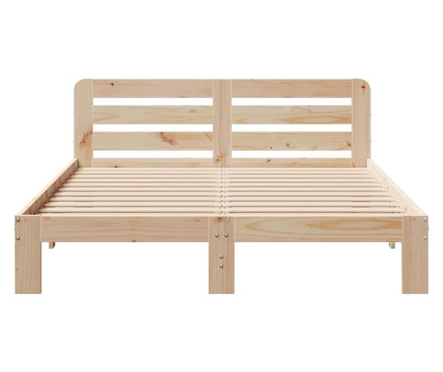 tömör fenyőfa ágykeret ágy matrac nélkül 120 x 200 cm