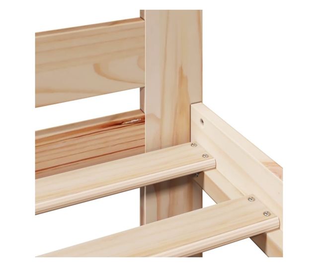 tömör fenyőfa ágy matrac nélkül 150x200 cm