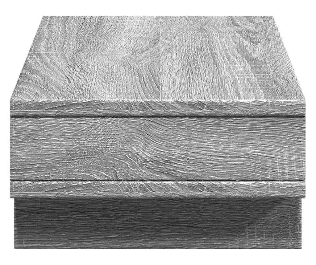 Stojan na monitor šedý sonoma 50 x 27 x 15 cm kompozitní dřevo - 5