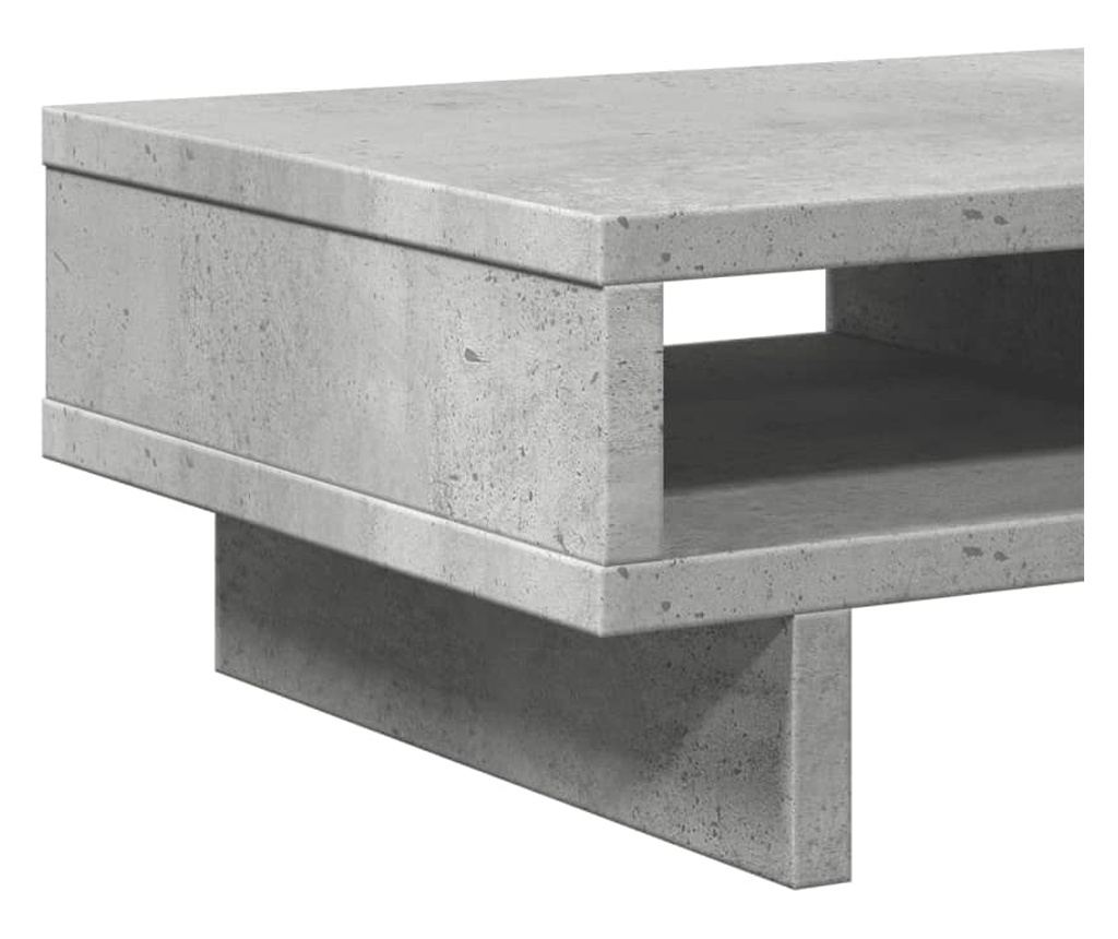Stojan na monitor betonově šedý 50x27x15 cm kompozitní dřevo - 7