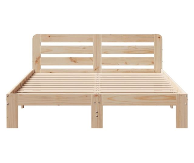 tömör fenyőfa ágy matrac nélkül 150x200 cm