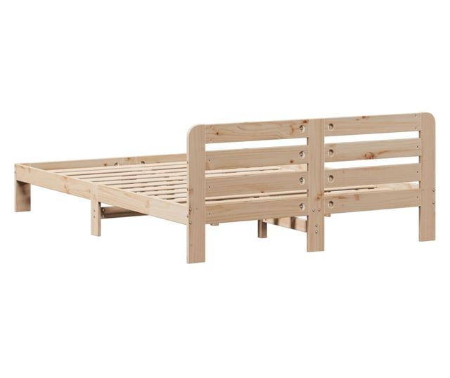 tömör fenyőfa ágy matrac nélkül 120 x 190 cm