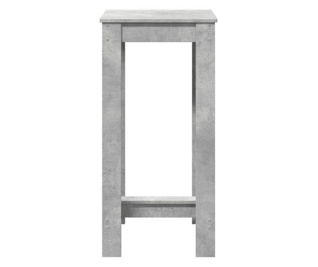 Barový stůl betonově šedý 51 x 50 x 103,5 cm kompozitní dřevo - 4