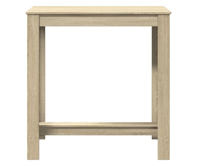 sonoma tölgy színű szerelt fa bárasztal 102 x 50 x 103,5 cm