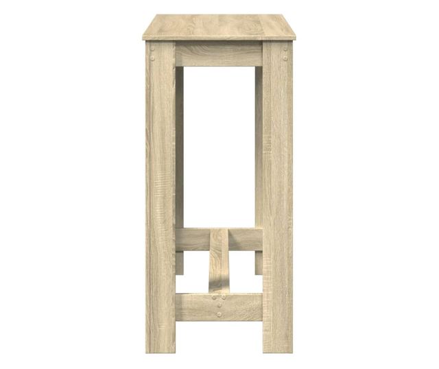 sonoma tölgy színű szerelt fa bárasztal 102 x 50 x 103,5 cm