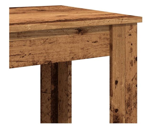 antik fa színű szerelt fa bárasztal 51 x 50 x 103,5 cm