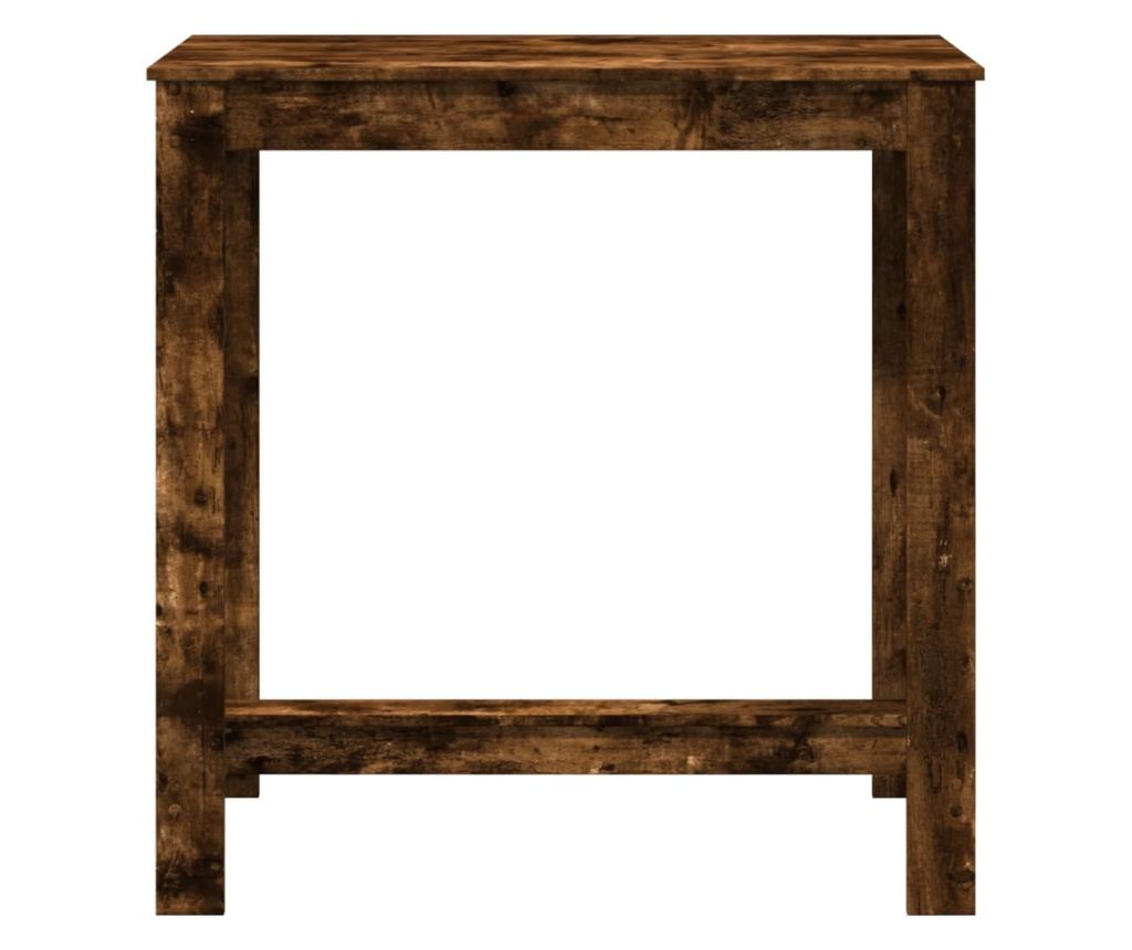 füstös tölgy színű szerelt fa bárasztal 102 x 50 x 103,5 cm - 4