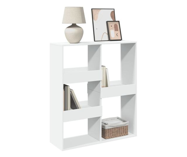 fehér térelválasztó könyvszekrény 100 x 33 x 115 cm