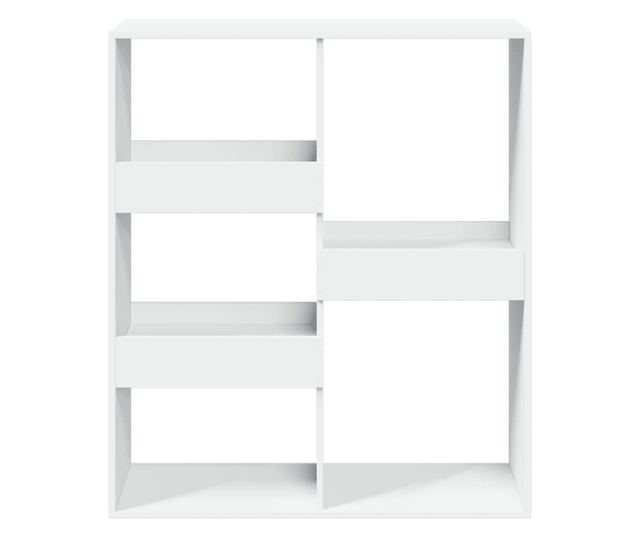 fehér térelválasztó könyvszekrény 100 x 33 x 115 cm