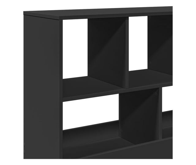 fekete térelválasztó könyvszekrény 100 x 33 x 94,5 cm