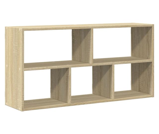 sonoma tölgy színű szerelt fa fali polc 100 x 25 x 50 cm