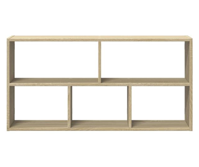 sonoma tölgy színű szerelt fa fali polc 100 x 25 x 50 cm