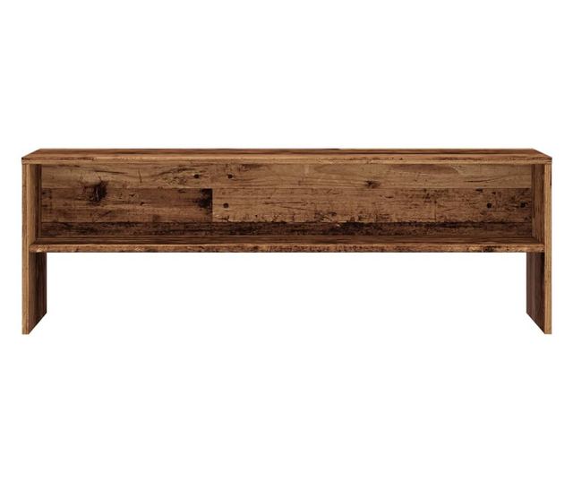 antik hatású szerelt fa TV-szekrény 120 x 40 x 40 cm